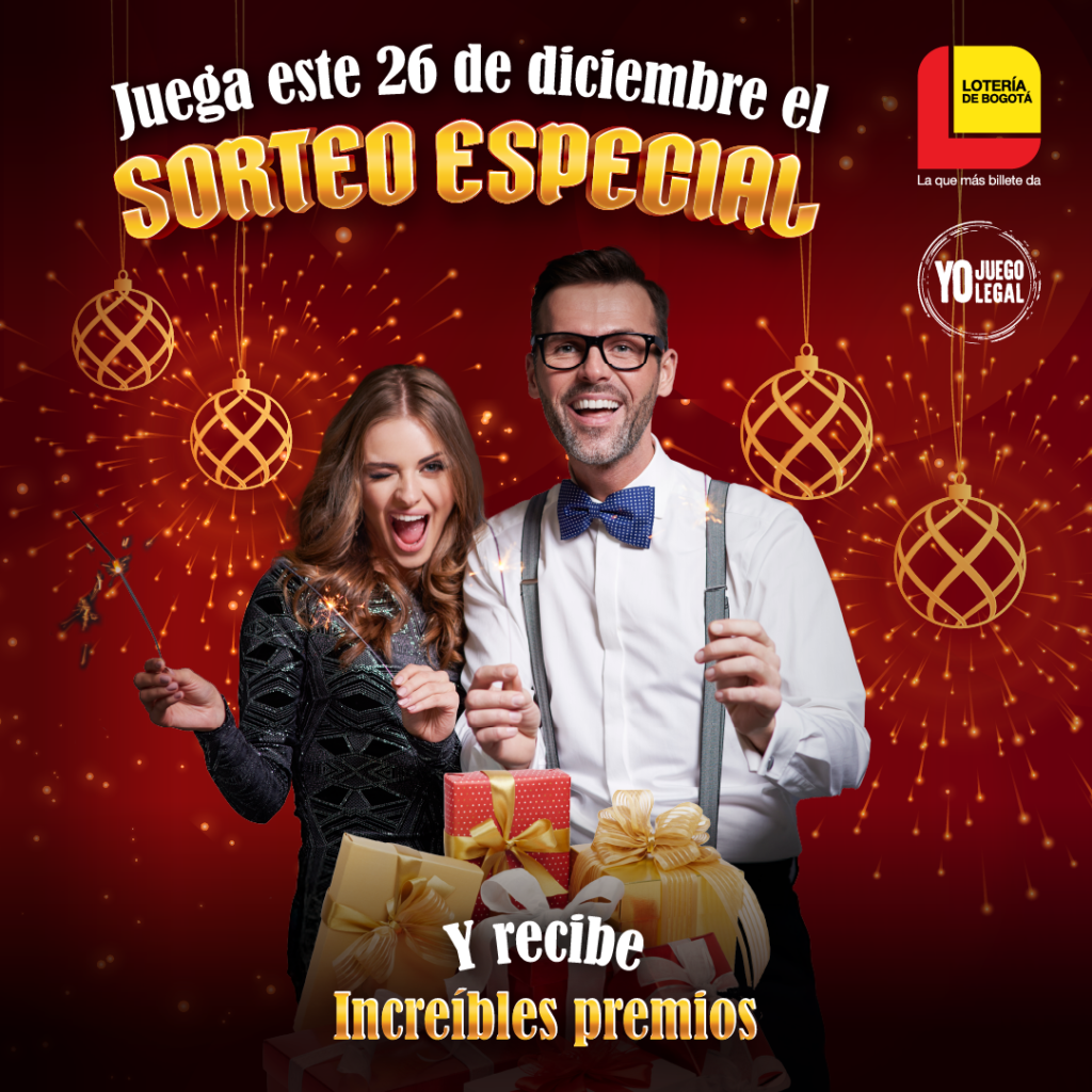 Sorteo Especial 26 de diciembre 2024 Lotería de Bogotá