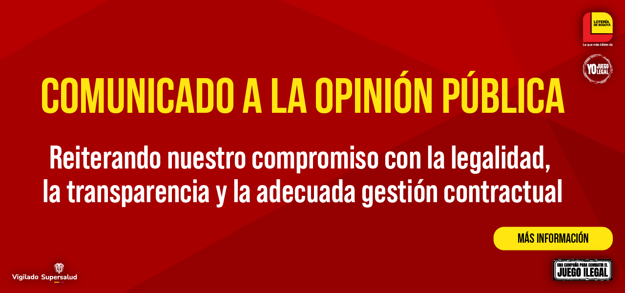 COMUNICADO A LA OPINIÓN PÚBLICA