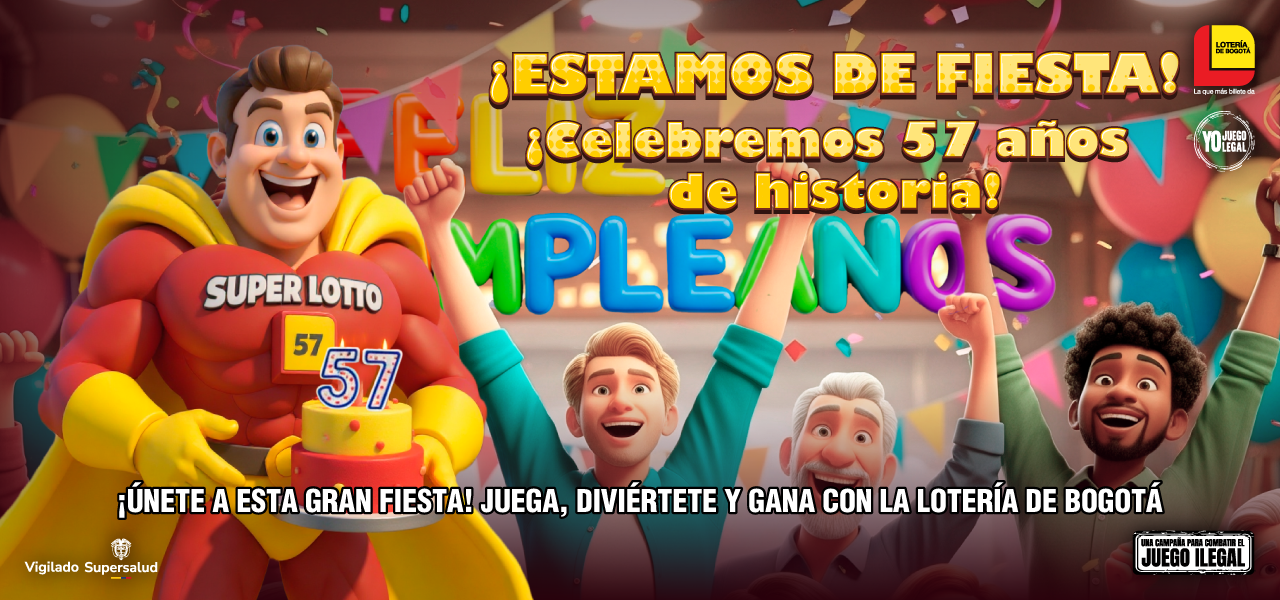 La Lotería de Bogotá celebra 57 años