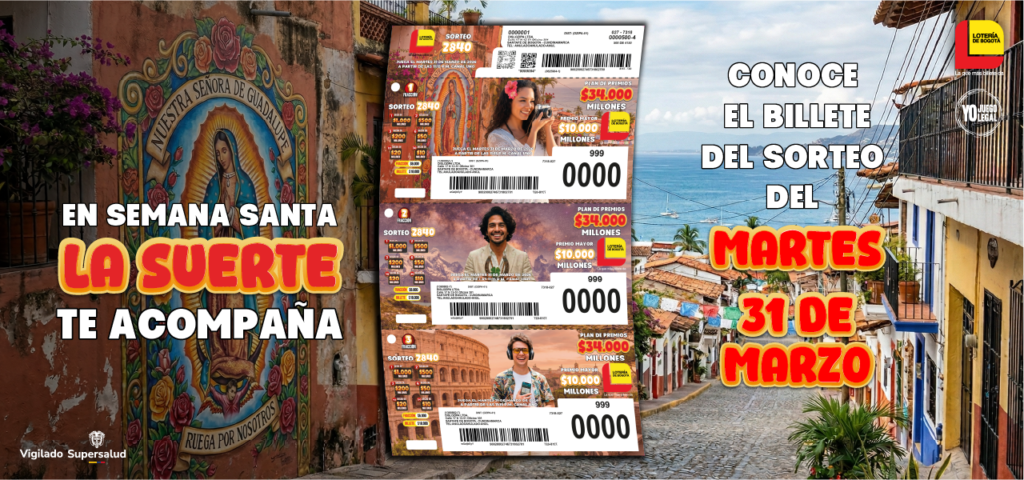 Agéndate con la Suerte este martes 31 de Marzo