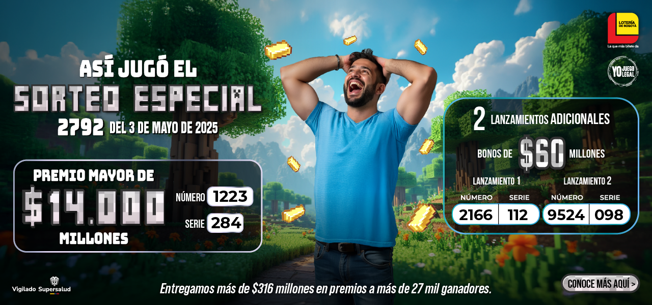 Resultados Sorteo 2792