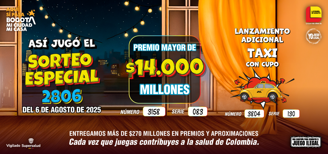 Resultados Sorteo 2806