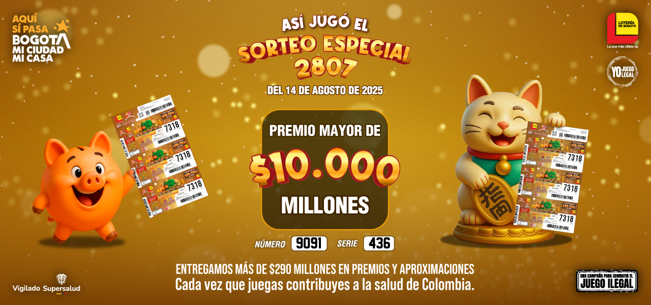 Resultados Sorteo 2807