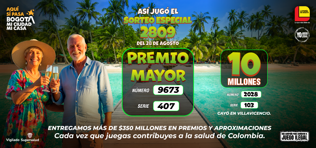 Resultados Sorteo 2809