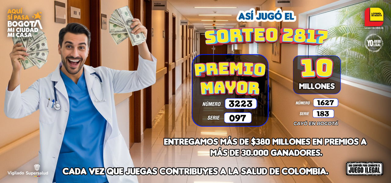 Resultados sorteo 2817