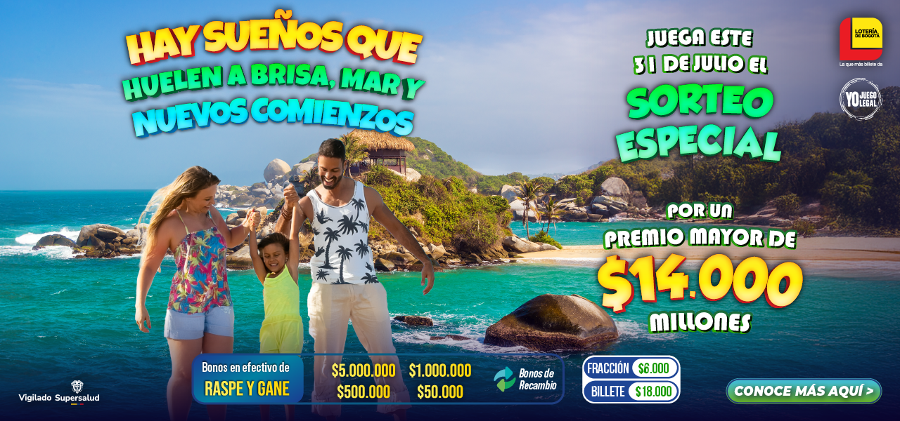 Sorteo especial 31 de julio