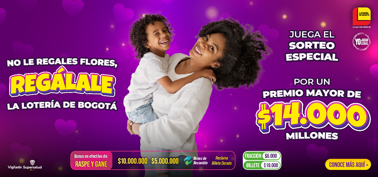 Sorteo especial día de las madres