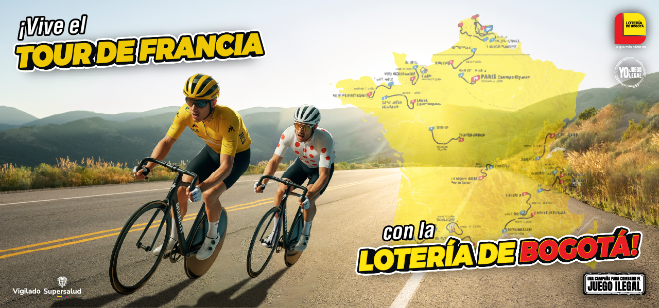 ¡Vive la emoción del Tour de Francia con la Lotería de Bogotá!