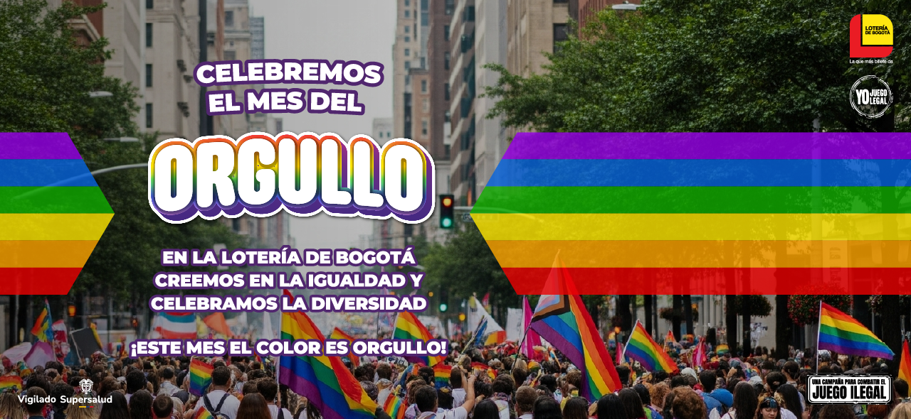 La Lotería de Bogotá conmemora el Día del Orgullo
