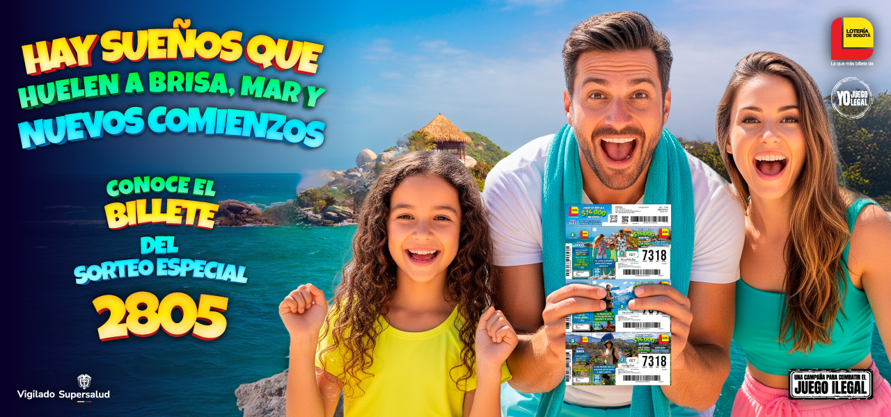 Billete de la semana sorteo 2805