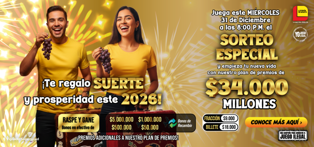 Sorteo Especial Año Nuevo 2827