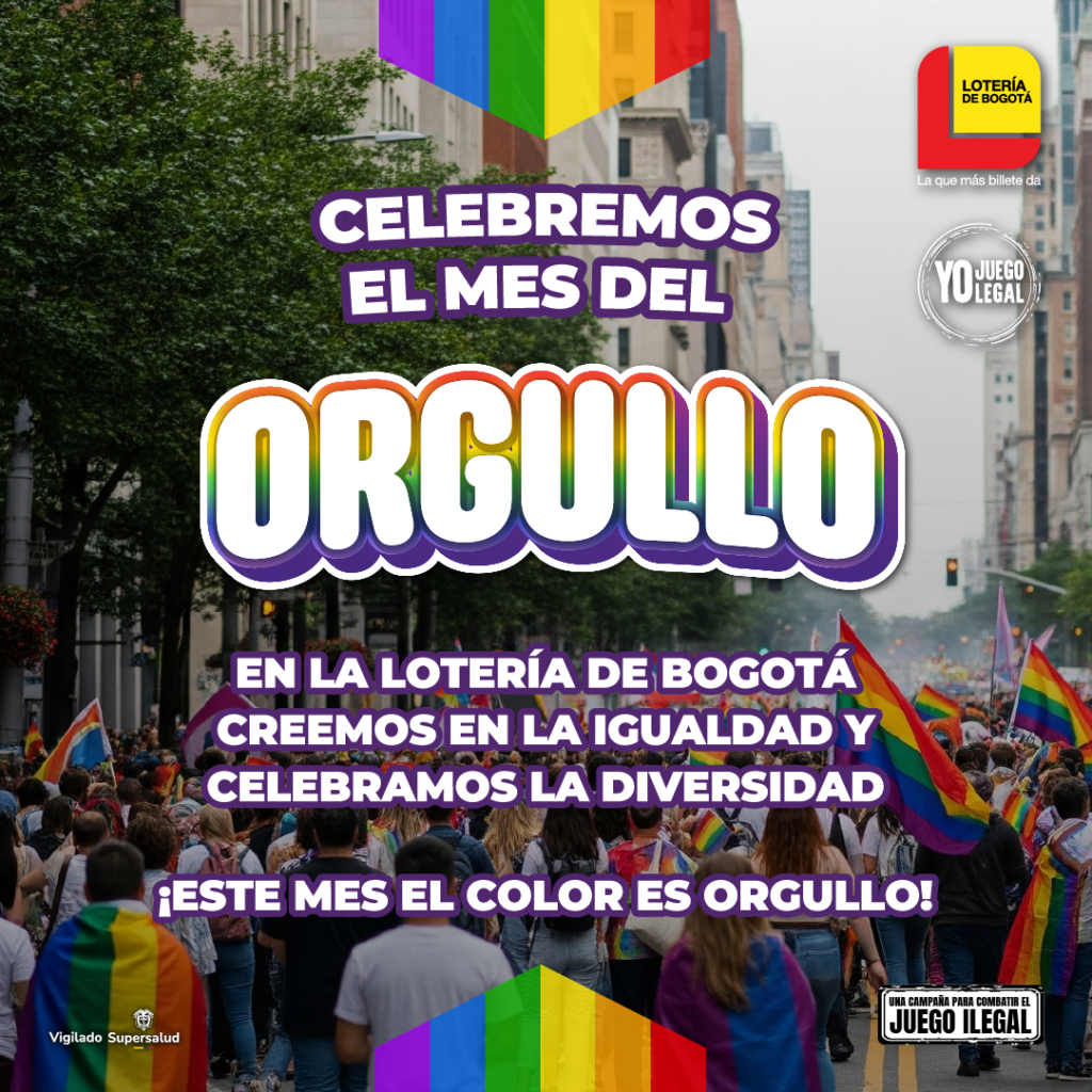 La Lotería de Bogotá conmemora el Día del Orgullo